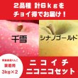 画像1: 【ニコイチセット】千雪＆シナノゴールド　家庭用　３kg×２箱 (1)