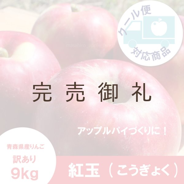 画像1: ※10月上旬発送※ 紅玉　訳あり　９kg（約46個前後） ≪送料込≫ (1)