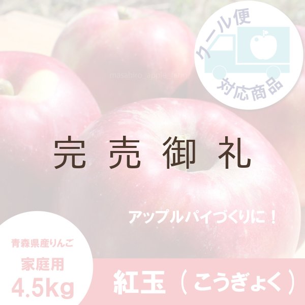 画像1: ※10月上旬発送※ 紅玉　家庭用　９kg（約40-46個） ≪送料込≫ (1)