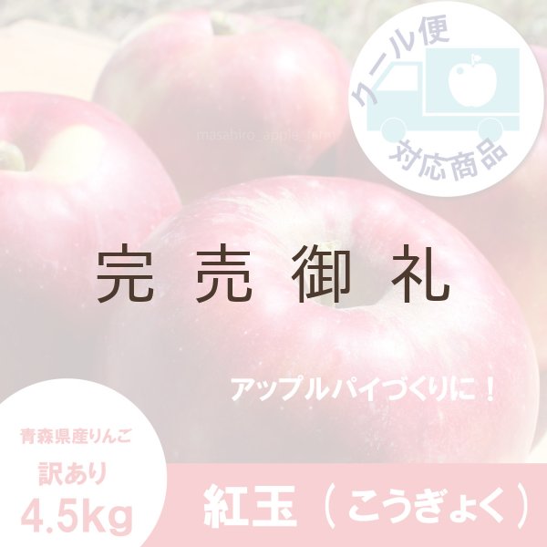 画像1: ※10月上旬発送※ 紅玉　訳あり　４.５kg（約23個前後） ≪送料込≫ (1)